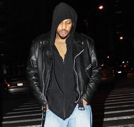 D'Angelo leaving court after being arrested this past weekend.